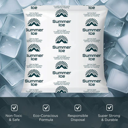 Pallet of 1,200 Gel Ice Packs | 1.5 lb Each | 24 per Case, 50 Cases