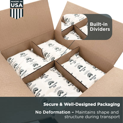 Pallet of 1,200 Gel Ice Packs | 1.5 lb Each | 24 per Case, 50 Cases