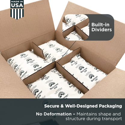 Pallet of 1,800 Gel Ice Packs | 1 lb Each | 36 per Case, 50 Cases