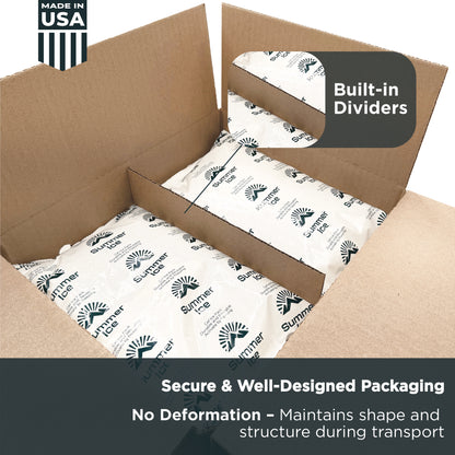 Pallet of 400 Gel Ice Packs | 4 lb Each | 8 per Case, 50 Cases